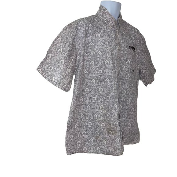 Rare Roper Dodge Ram Rodeo Series Mens Shirt XXL Purple Paisley Button Front - Picture 5 of 11